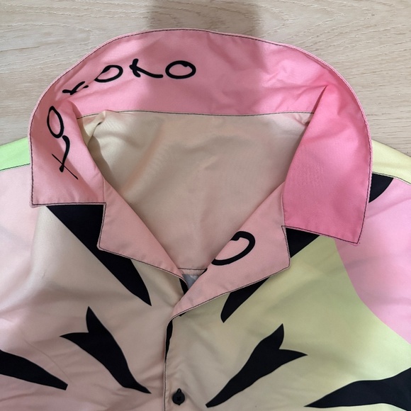 Gloomy Rainbows Button-Up Graphic Shirt Pastel Regular - Picture 7 of 10